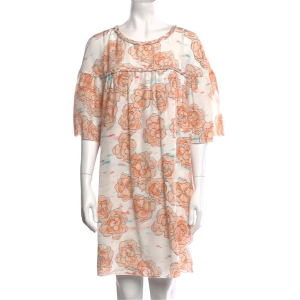 Nwt DYVNA Silk Shift Dress